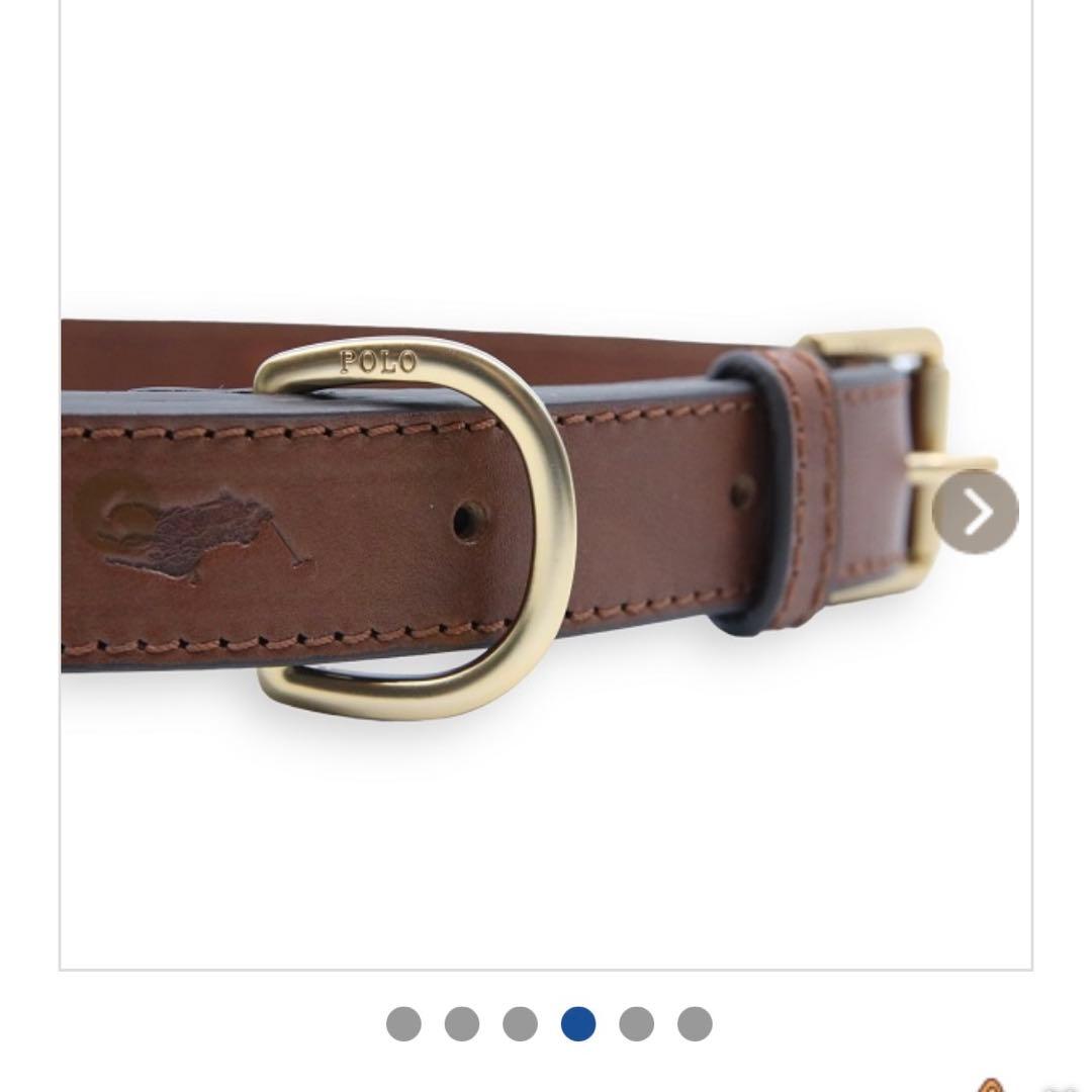 【新品未使用】【値下げ中】Polo Ralph Lauren 犬用リードブラウン