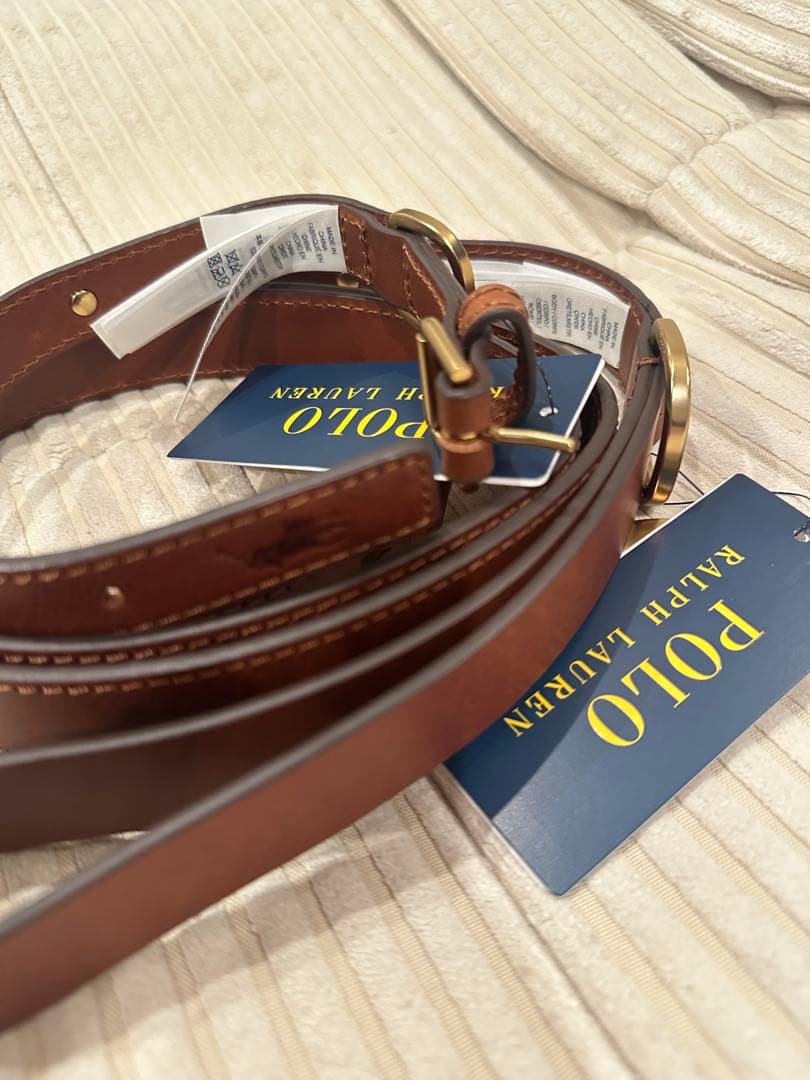 【新品未使用】【値下げ中】Polo Ralph Lauren 犬用リードブラウン