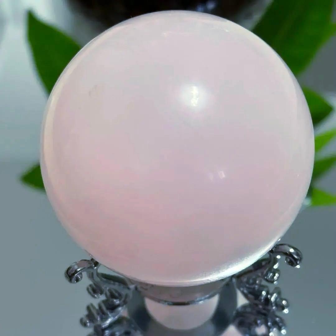 激レア 高品質 ピンクカルサイト スフィア 5.9cm 可愛い 癒し天然石