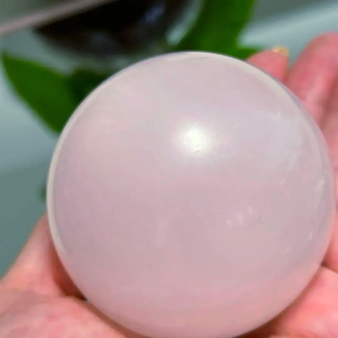 激レア 高品質 ピンクカルサイト スフィア 5.9cm 可愛い 癒し天然石