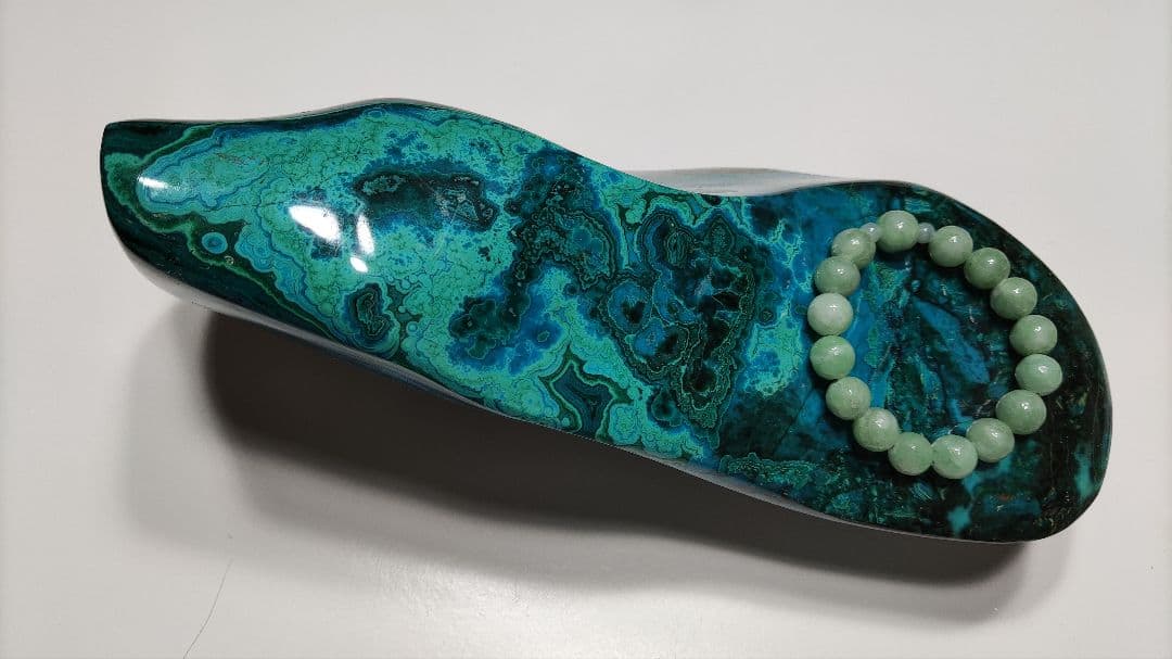 希少!!　パワーストーン　天然石　マラカイト　原石　3.7kg　No.806