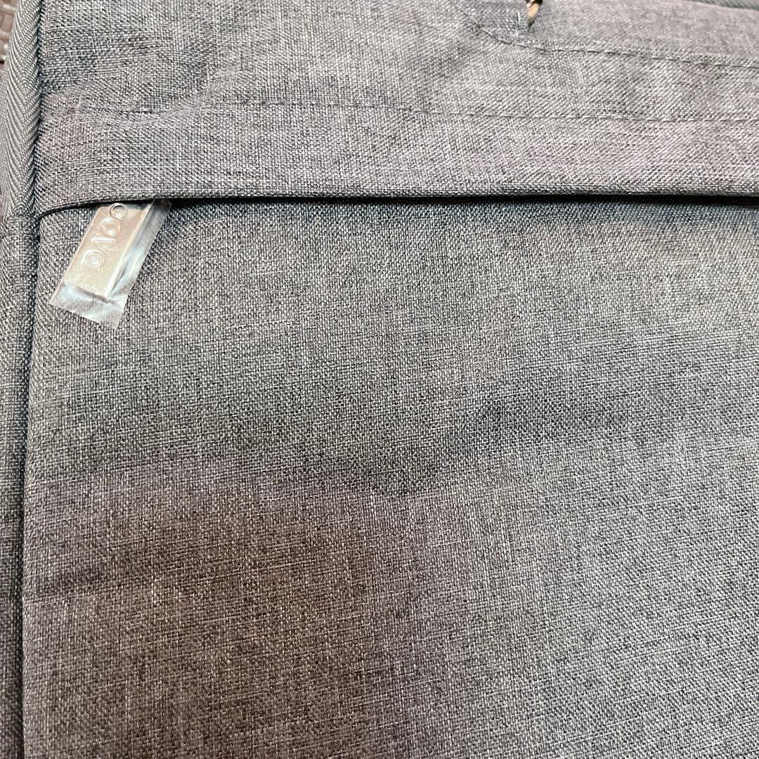 ノートパソコン ケース 衝撃吸収 ショルダーストラップ付き グレー 男女兼用