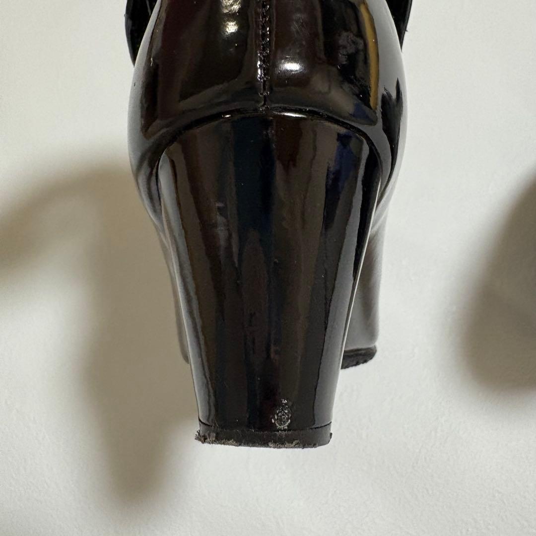 マリークワント キルティング レインブーツ デイジー ブラック M 長靴