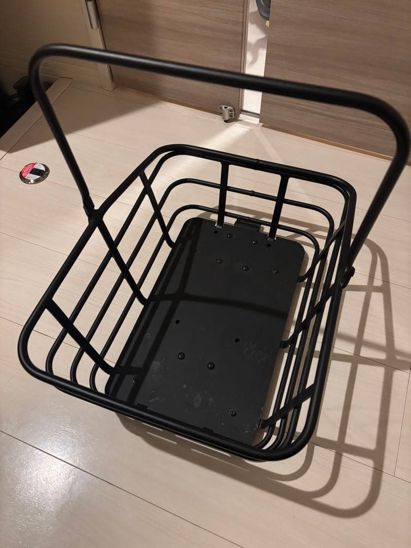 ファットタイヤ 電動アシスト自転車用　フロントキャリア【MATE X】　カゴ付き