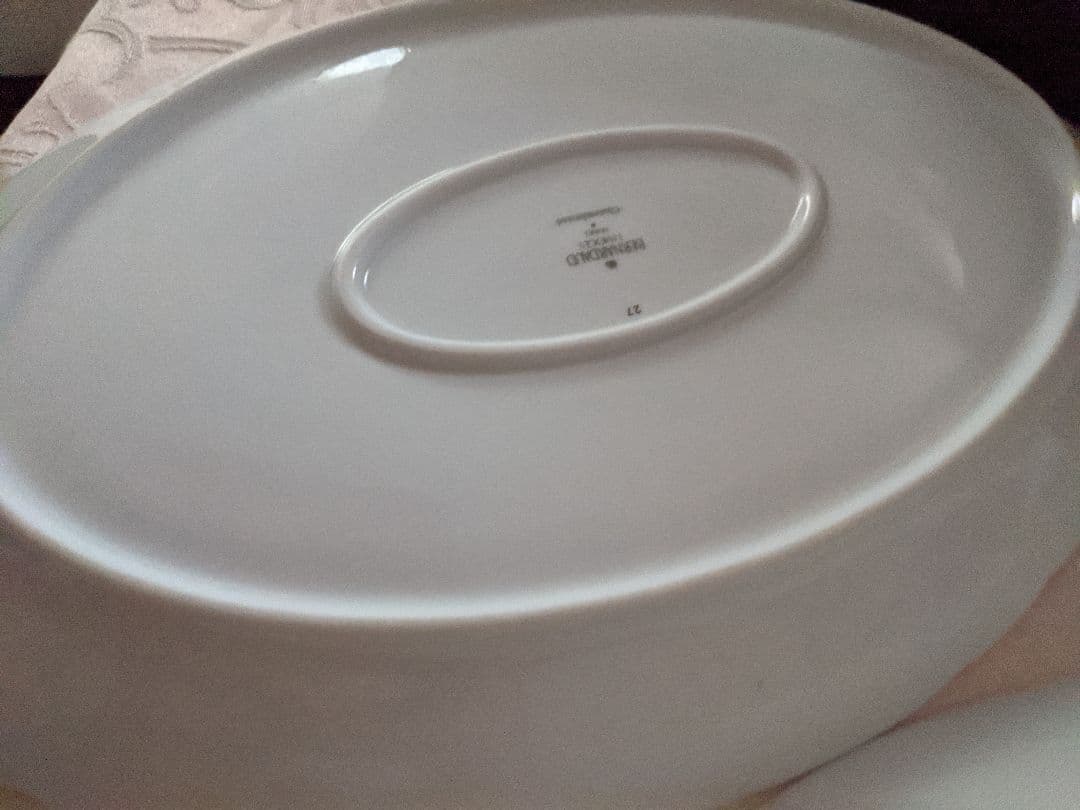 ベルナルド　未使用２ピース　オーバルプレート