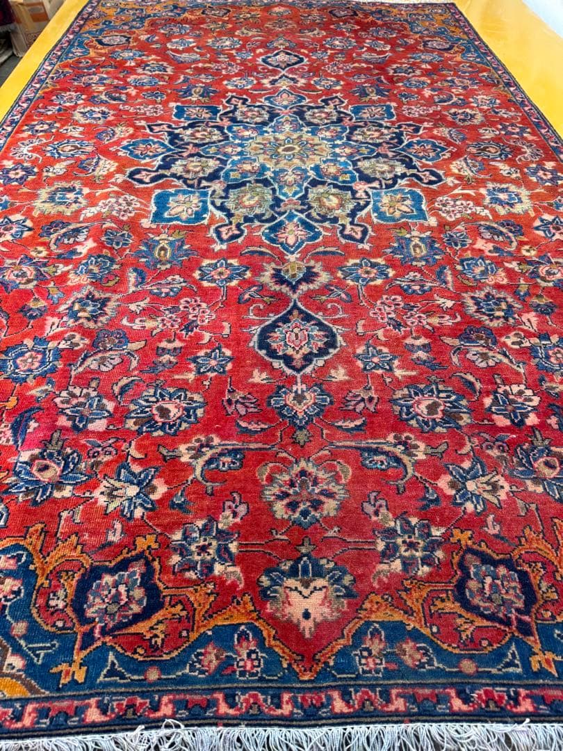 ペルシャ アンティーク 手作り マシュハド 絨毯