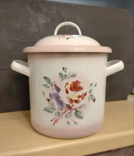 イマン iman プリンセスローズ 　ミニストッカー 琺瑯缶 レア ヴィンテージ