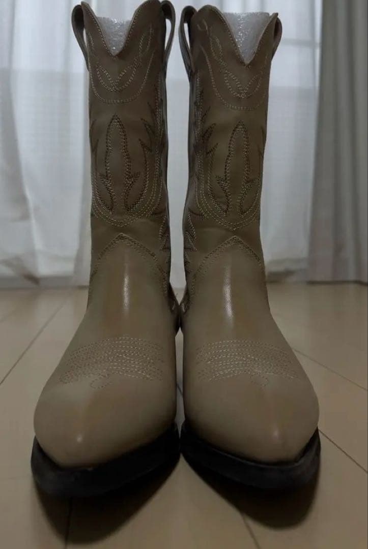 【maa】MOUSSY ウエスタンブーツ　M