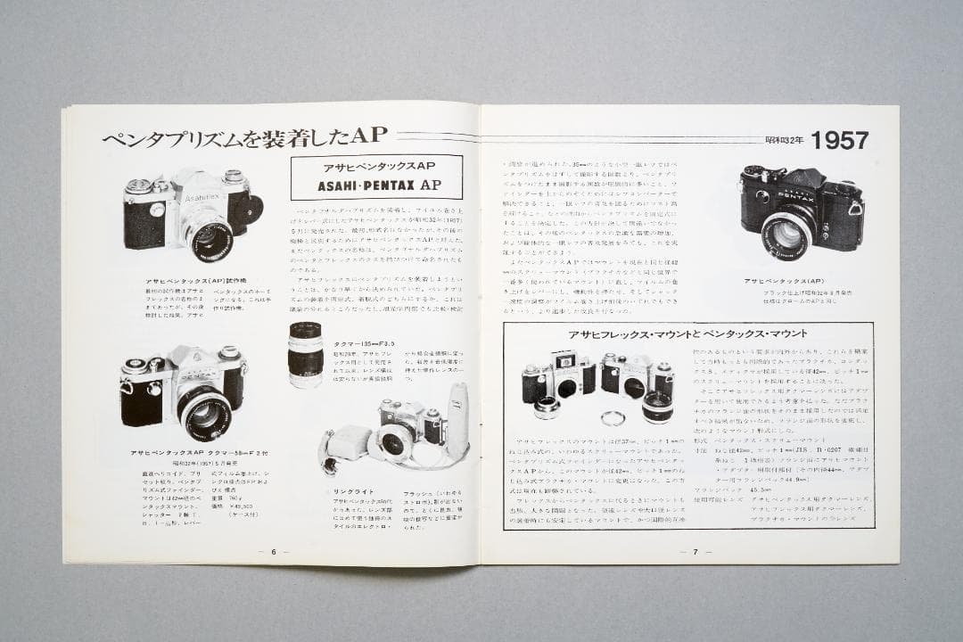 ペンタックス　ギャラリー　1971年11月　ペンタックスの歴史とビジョン　超逸品