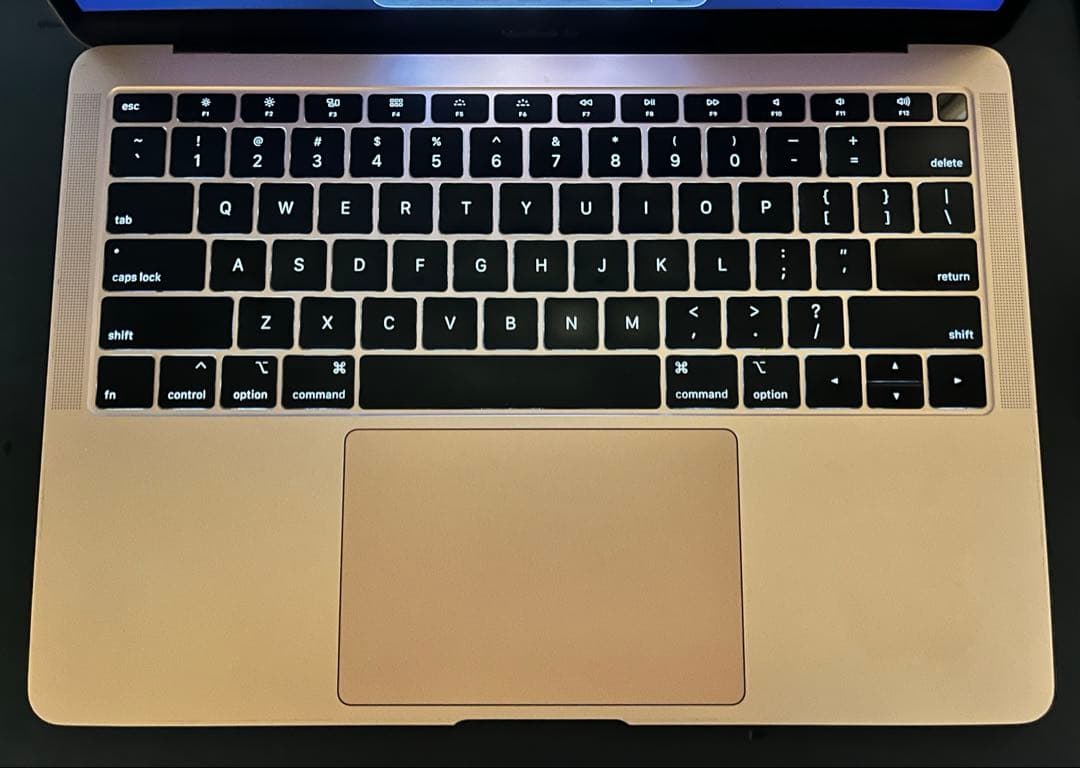 MacBook Air 13inch USキーボード ゴールド 本体