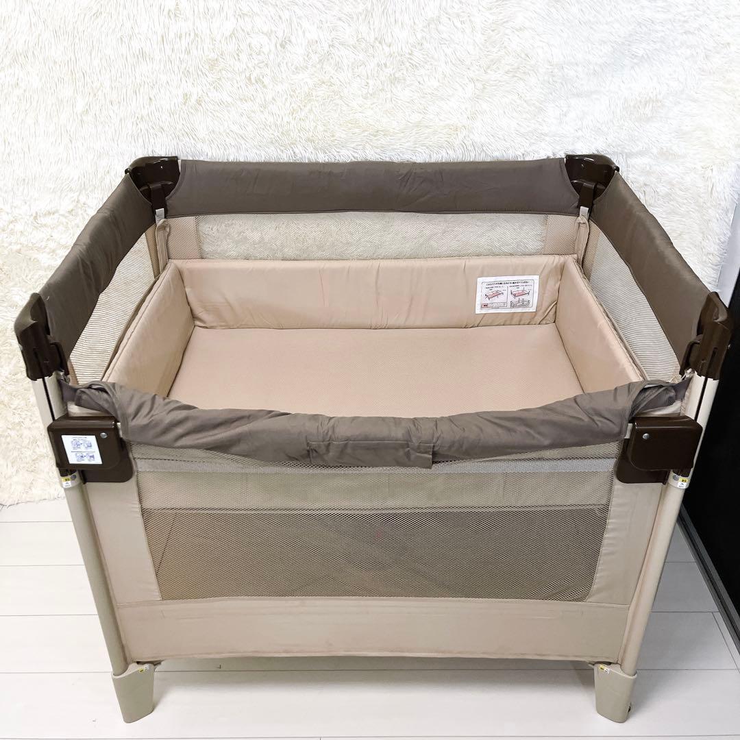 Aprica アップリカ ベビーベッド ココネルエアー ココア 美品