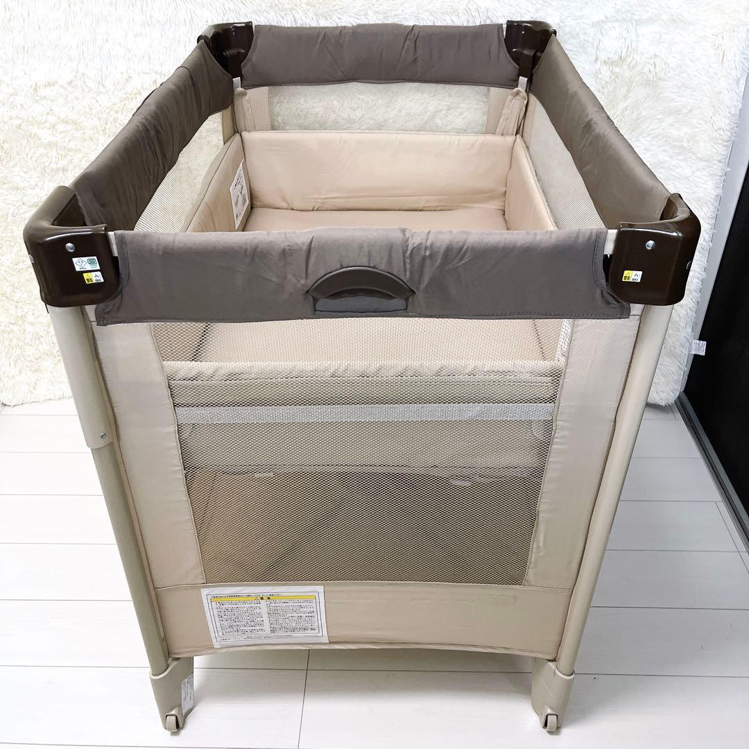 Aprica アップリカ ベビーベッド ココネルエアー ココア 美品