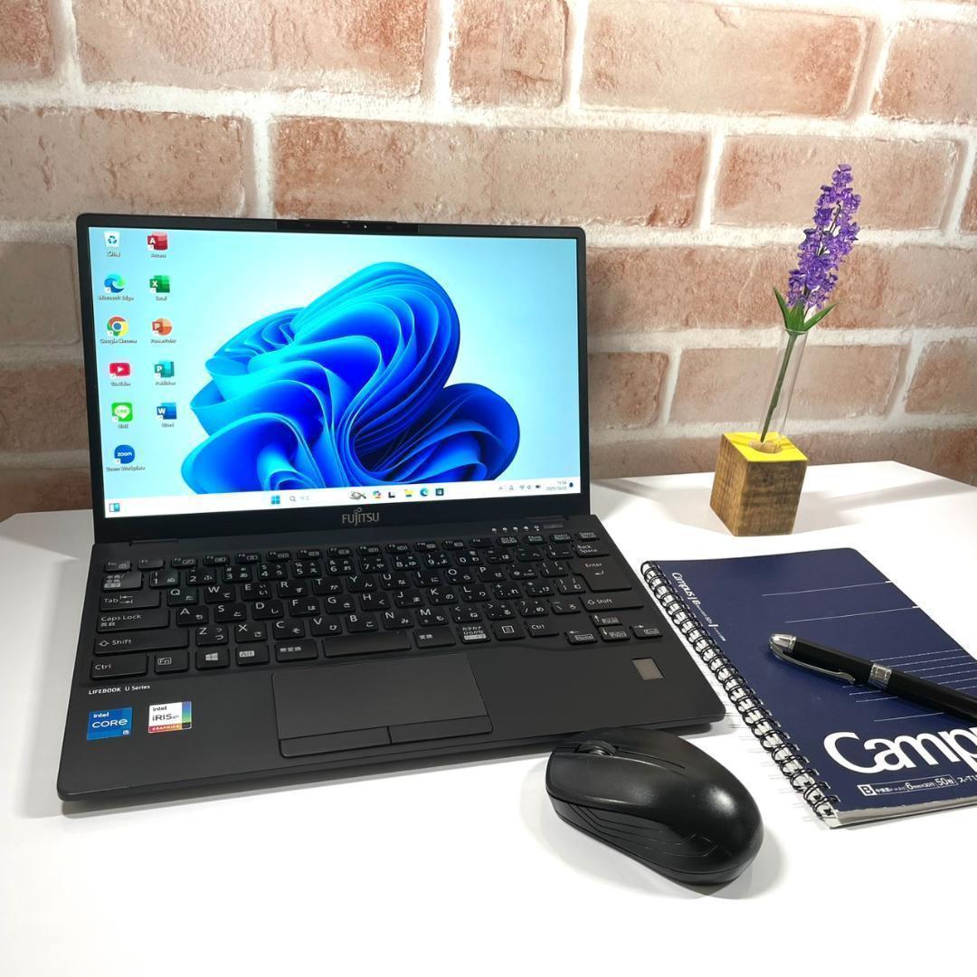 ★大特価商品★ 美品 大バッテリー 2021年製 超軽量831g 富士通 NN3