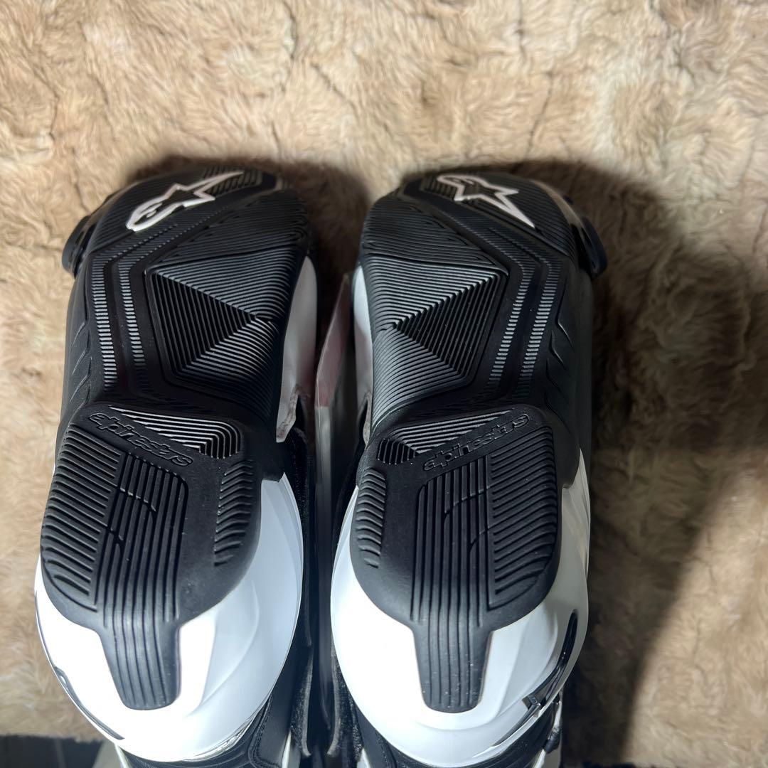 alpinestarsバイクブーツ ブラック/ホワイト SMX-Sブーツ