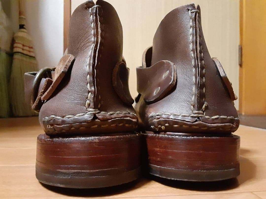 ユケテン　27センチ　モカシン　ブーツ　中古　9d