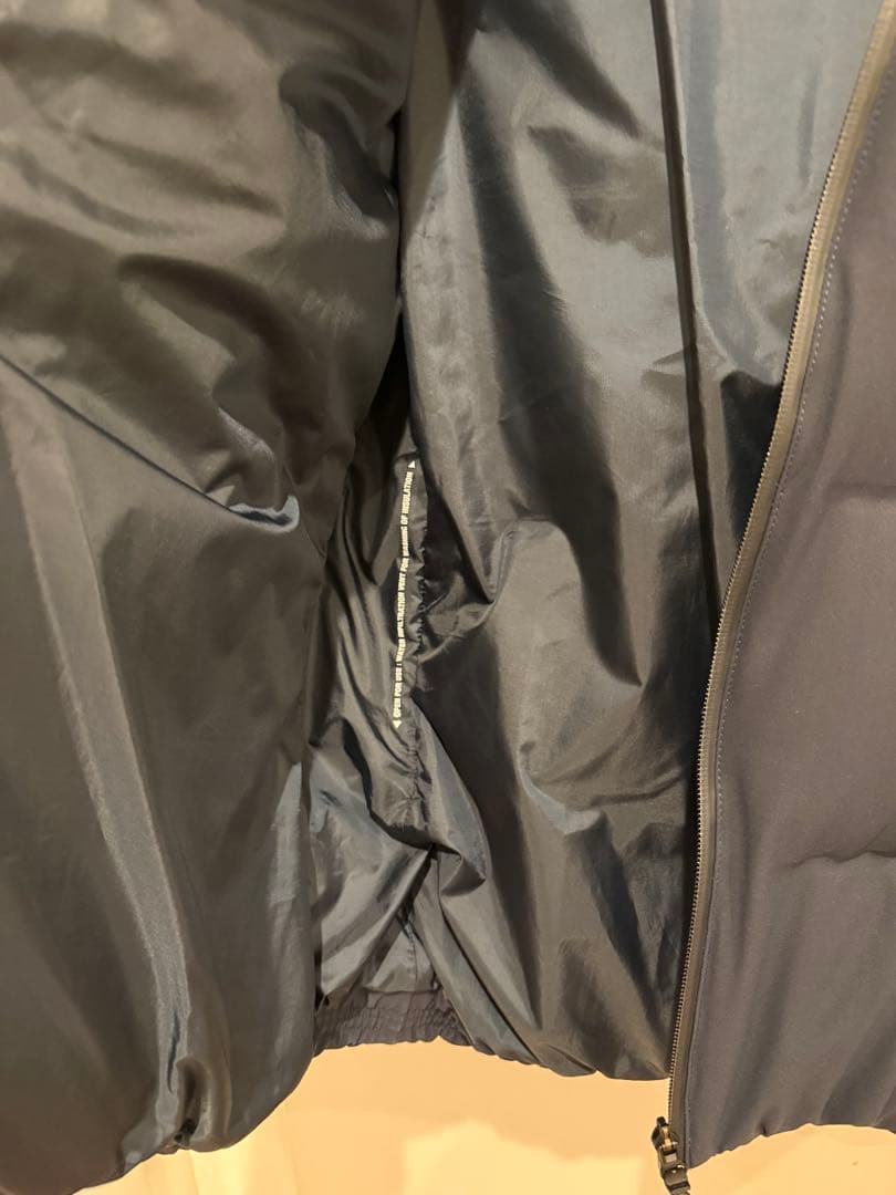 デサント 水沢ダウン ダウンジャケット L ブラック 日本製 防水 フード付き