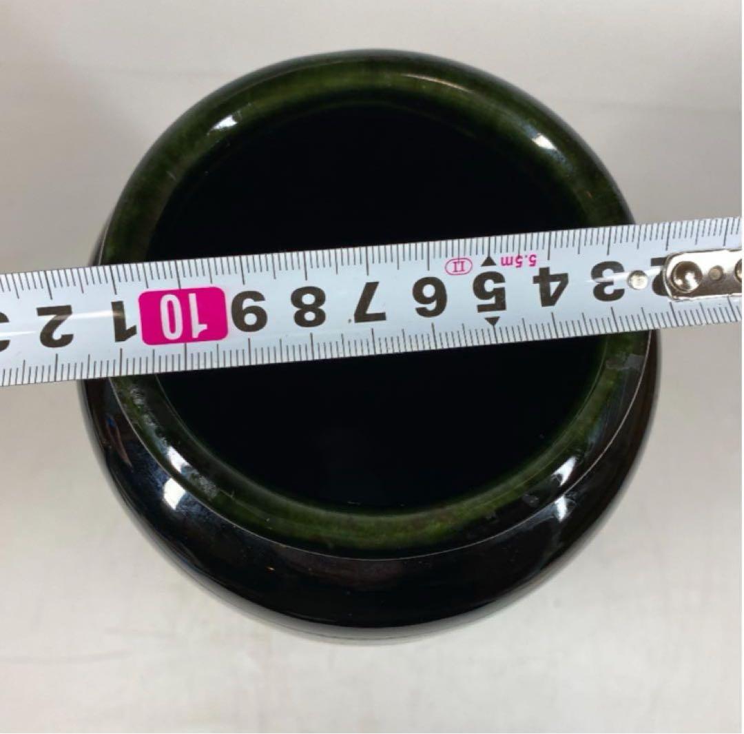 時代物 黒釉　高さ約32.4㎝ y619