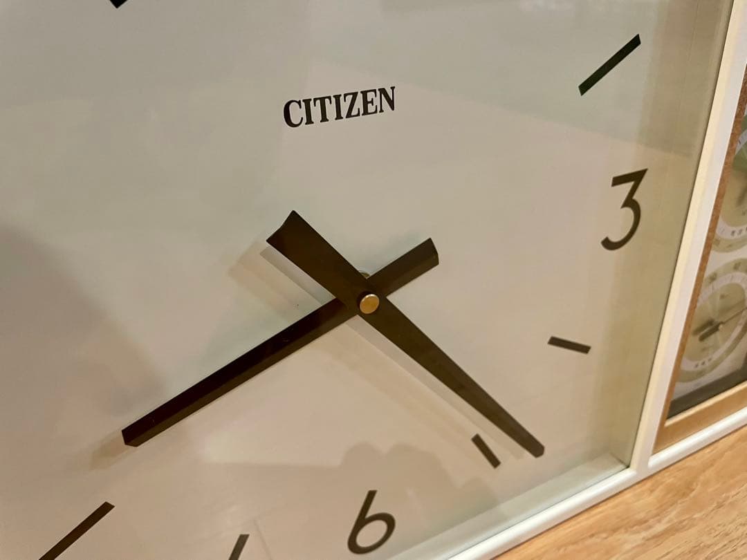 シチズン CITIZEN 掛け時計 温度湿度気圧計