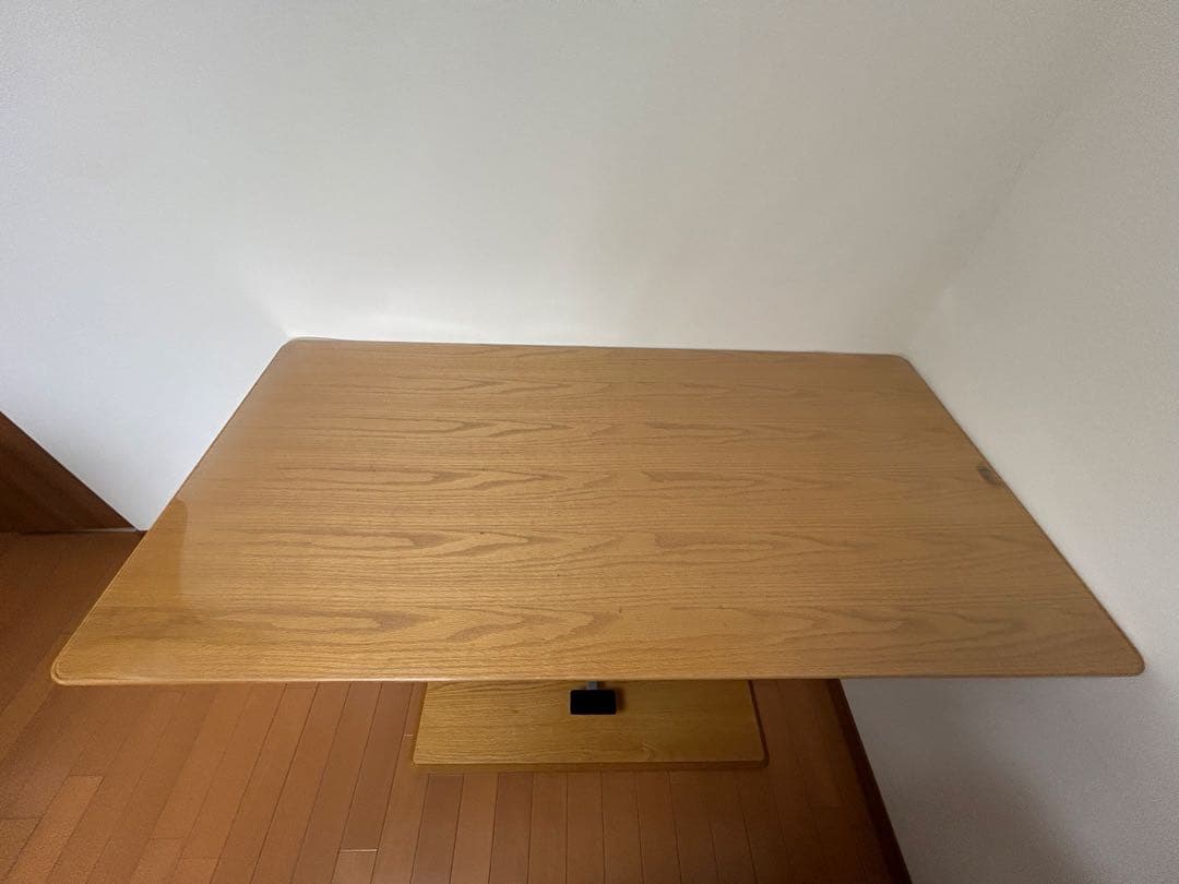 ※みかん様へ取り置き中※【ディノス】移動がしやすいキャスター付き昇降式テーブル