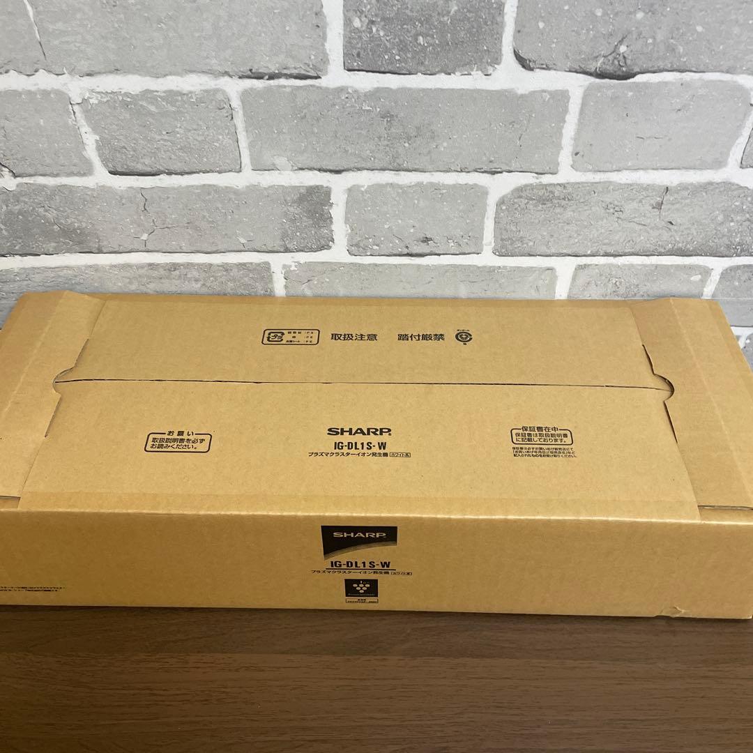 SHARP プラズマクラスターイオン発生機　IG-DL1S-W ホワイト系