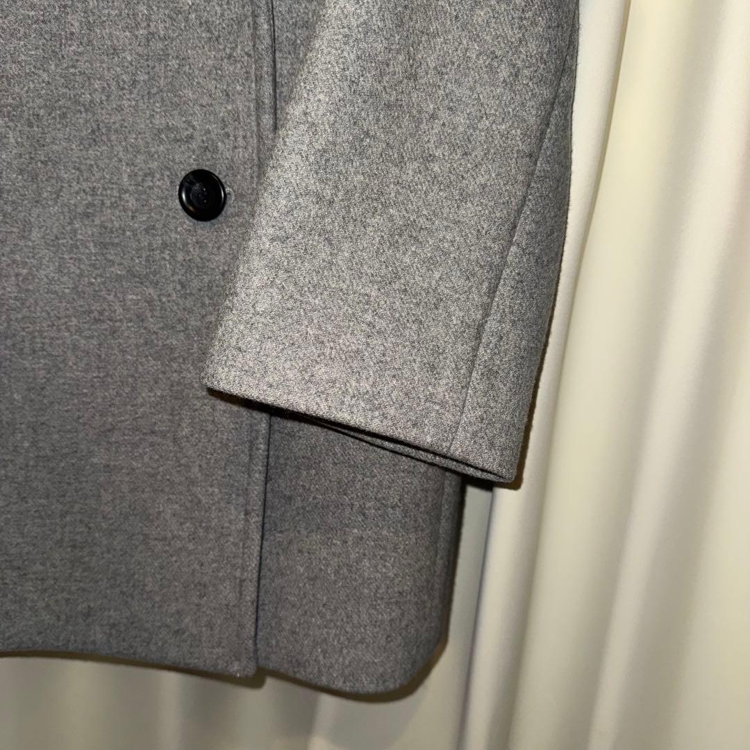 美品 spick&span WメルトンPコート グレー36
