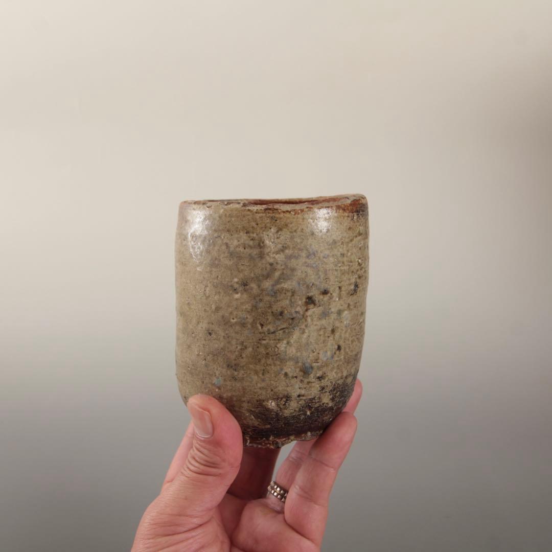 信楽 筒茶碗 信楽焼 古美術 古道具 アンティーク 茶道具
