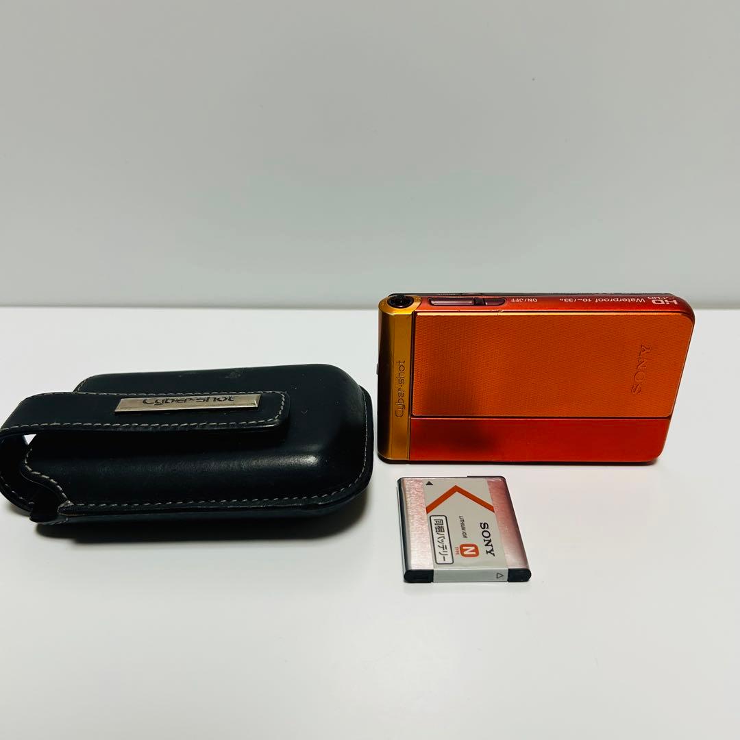 動作◎！SONY デジタルカメラ　サイバーショット　DSC-TX30 オレンジ