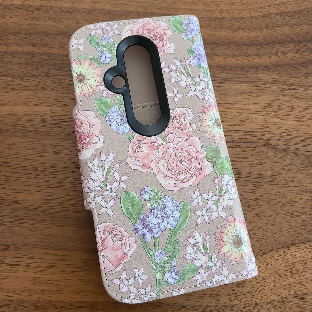 【美品】NTT docomo らくらくスマホ F-53E ゴールド　ケース付き