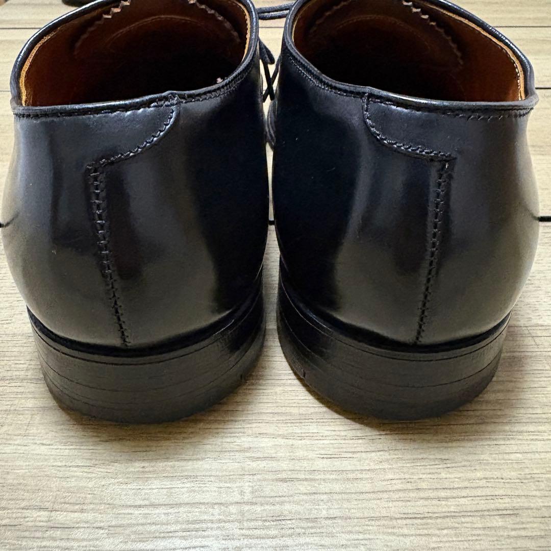 オールデン ブルックスブラザーズ 別注 ストレートチップ ブラック コードバン