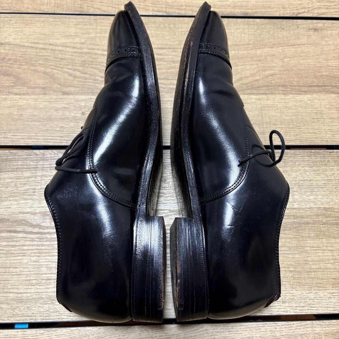 オールデン ブルックスブラザーズ 別注 ストレートチップ ブラック コードバン