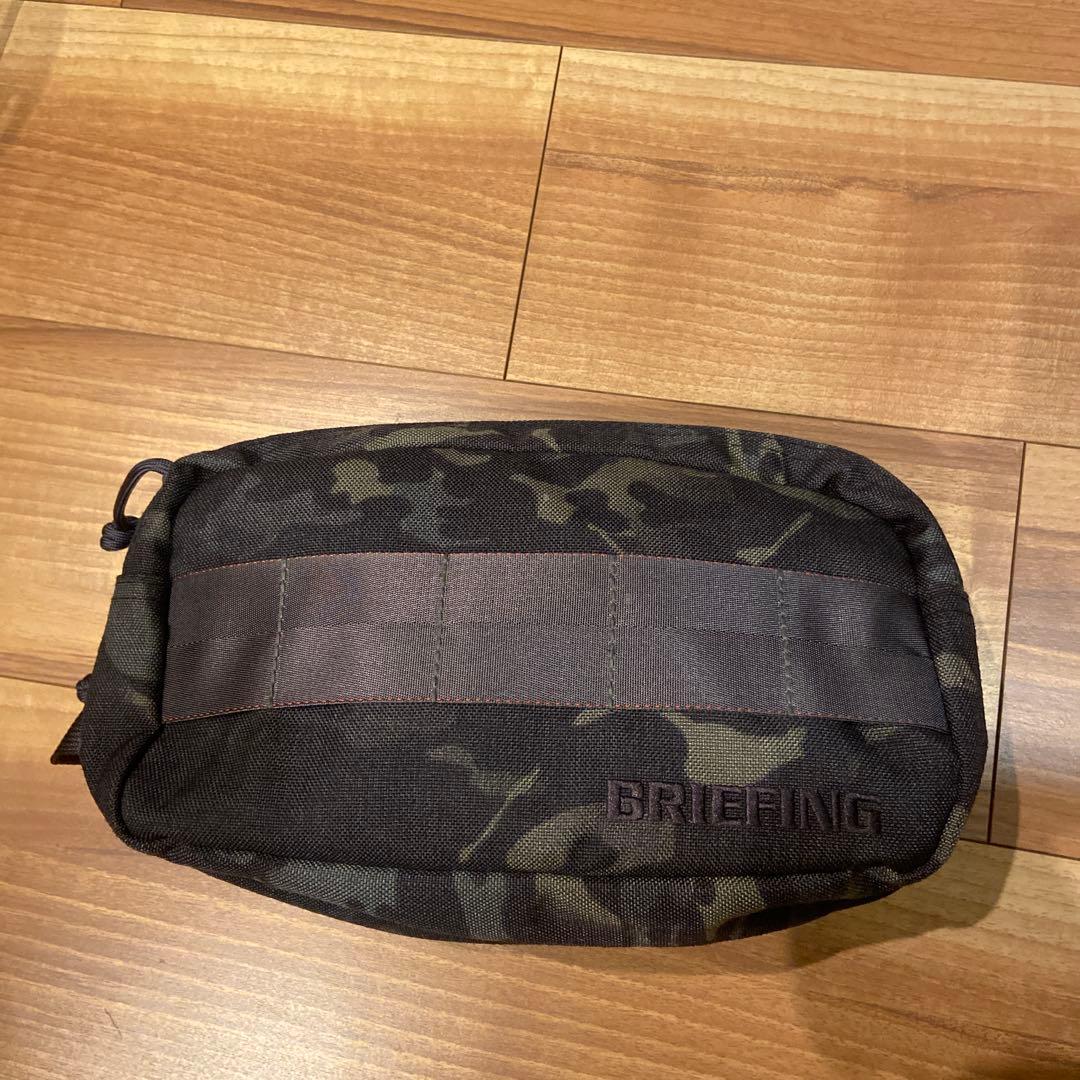BRIEFING GOLF ブリーフィングゴルフ ダブルジップ ポーチ　迷彩柄