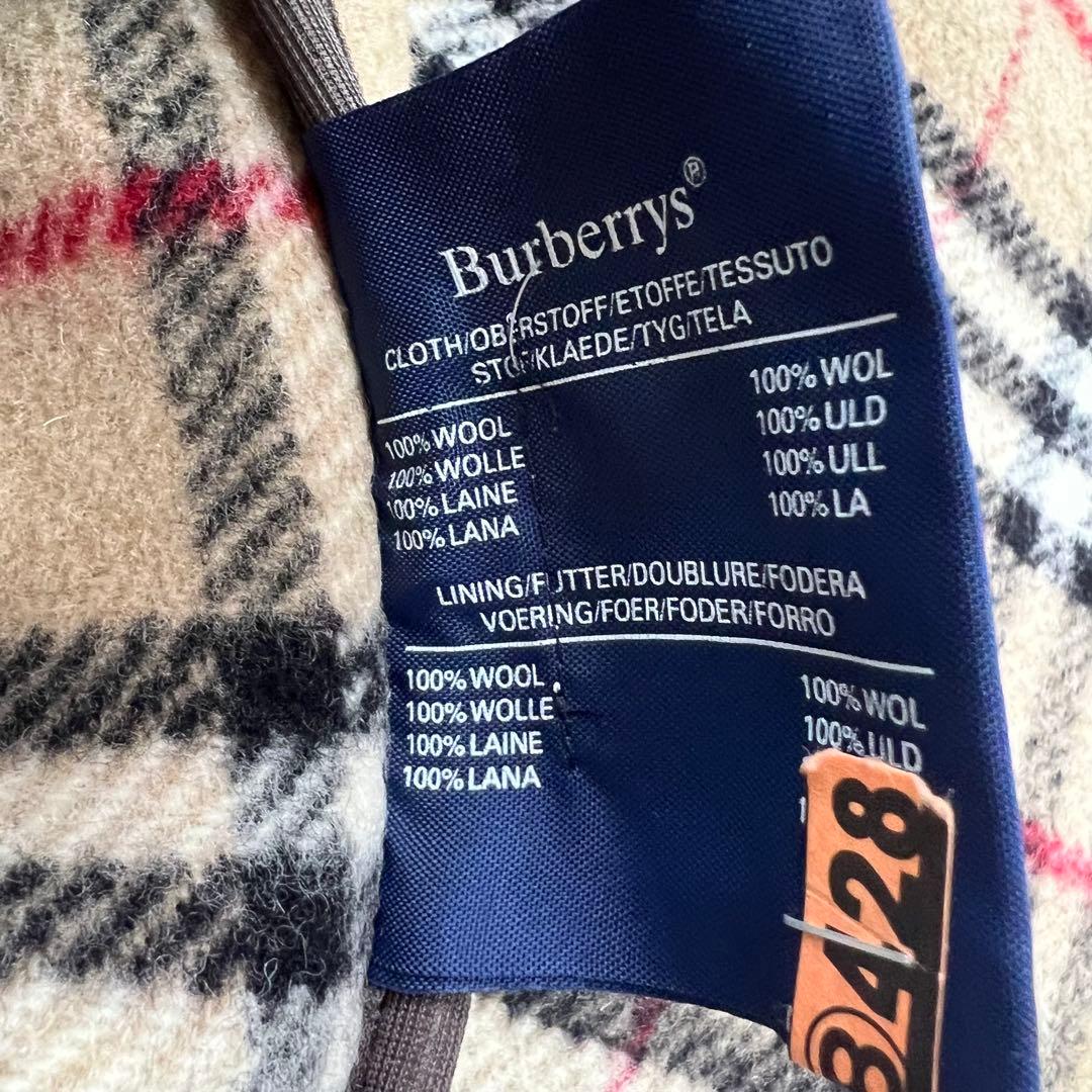 バーバリー　ダッフルコート　スペシャリティダッフルコーティング　ノバチェック