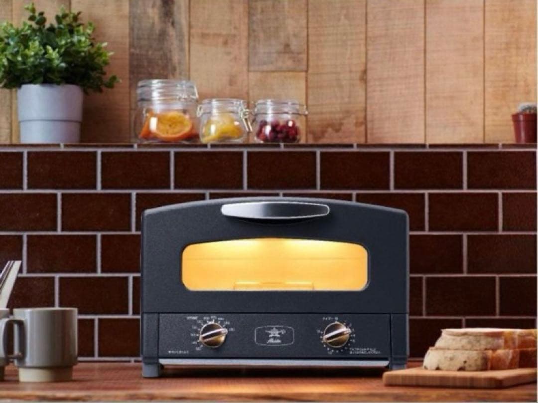 【新品未開封：リニューアル後】アラジン　グラファイトトースター 4枚　ブラック