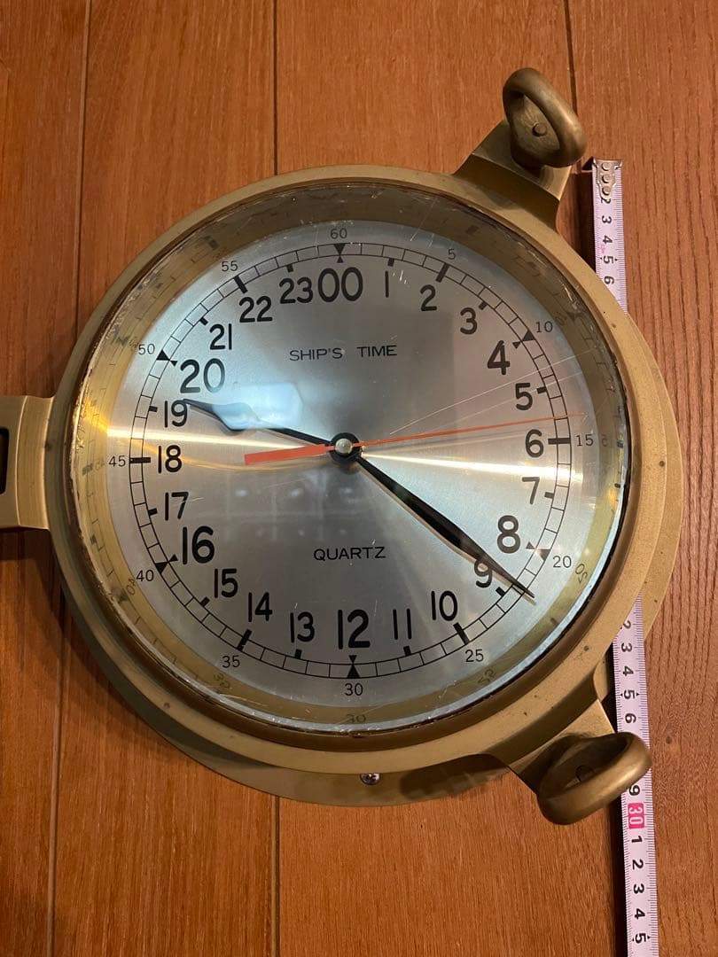 クォーツ船舶時計 約30cm