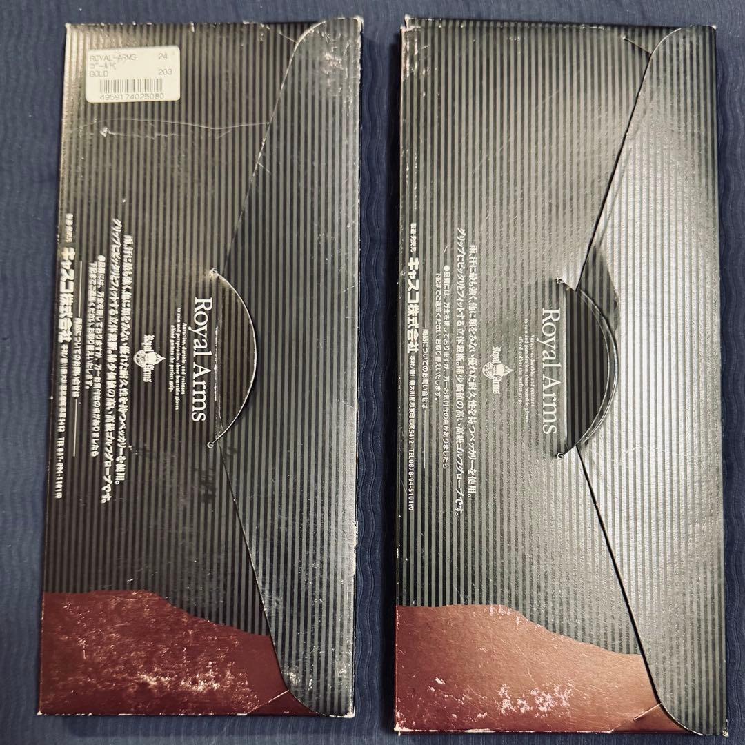 革手袋の最高峰　ペッカリー皮革のゴルフグローブ　24cm 2枚　レア品