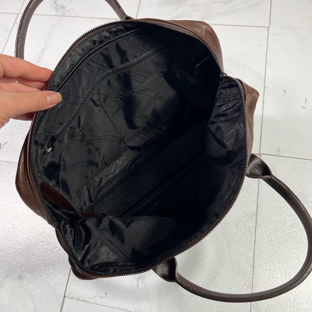 LONGCHAMP ロンシャン ビジネスバッグ ダークブラウン