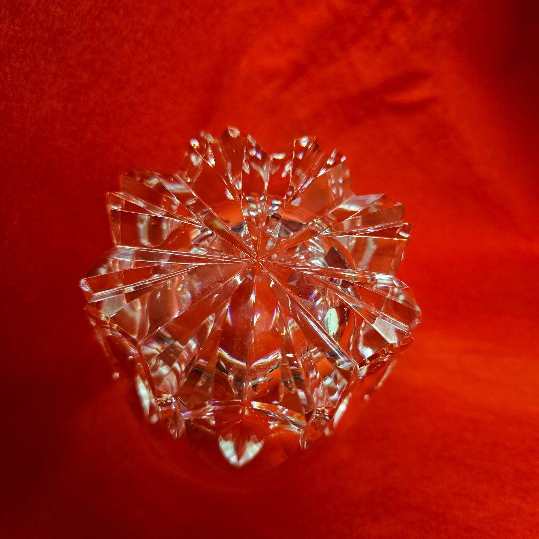 ★お値下げ★　HOYA クリスタルガラス　桜　ロックグラス