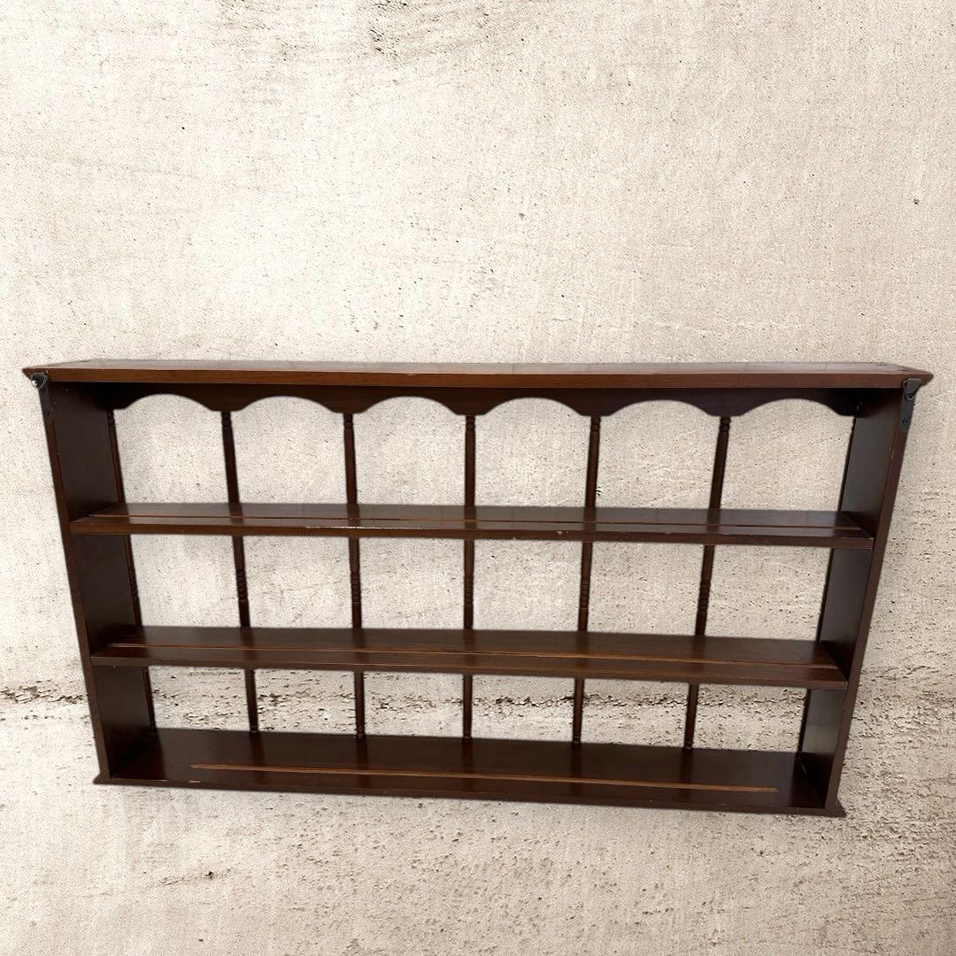 ウォールシェルフ ティーカップ飾り棚 壁掛けラック カップボード