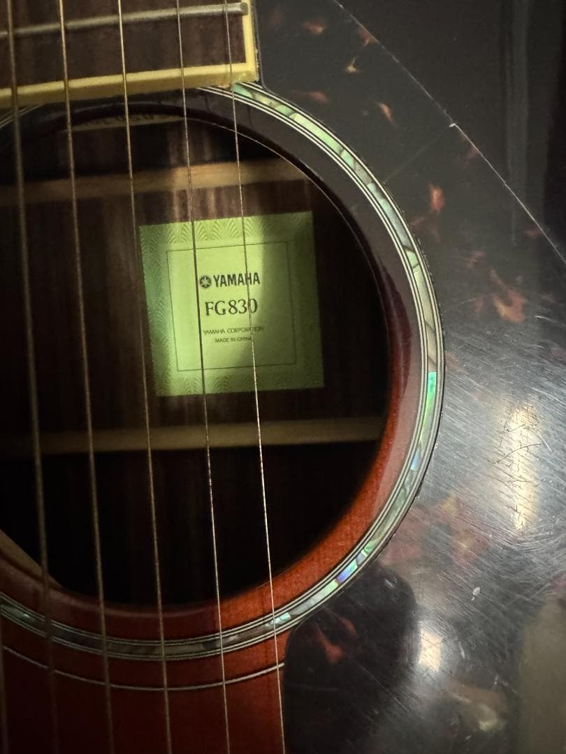 YAMAHA FG830 アコースティックギター ヤマハ サンバースト