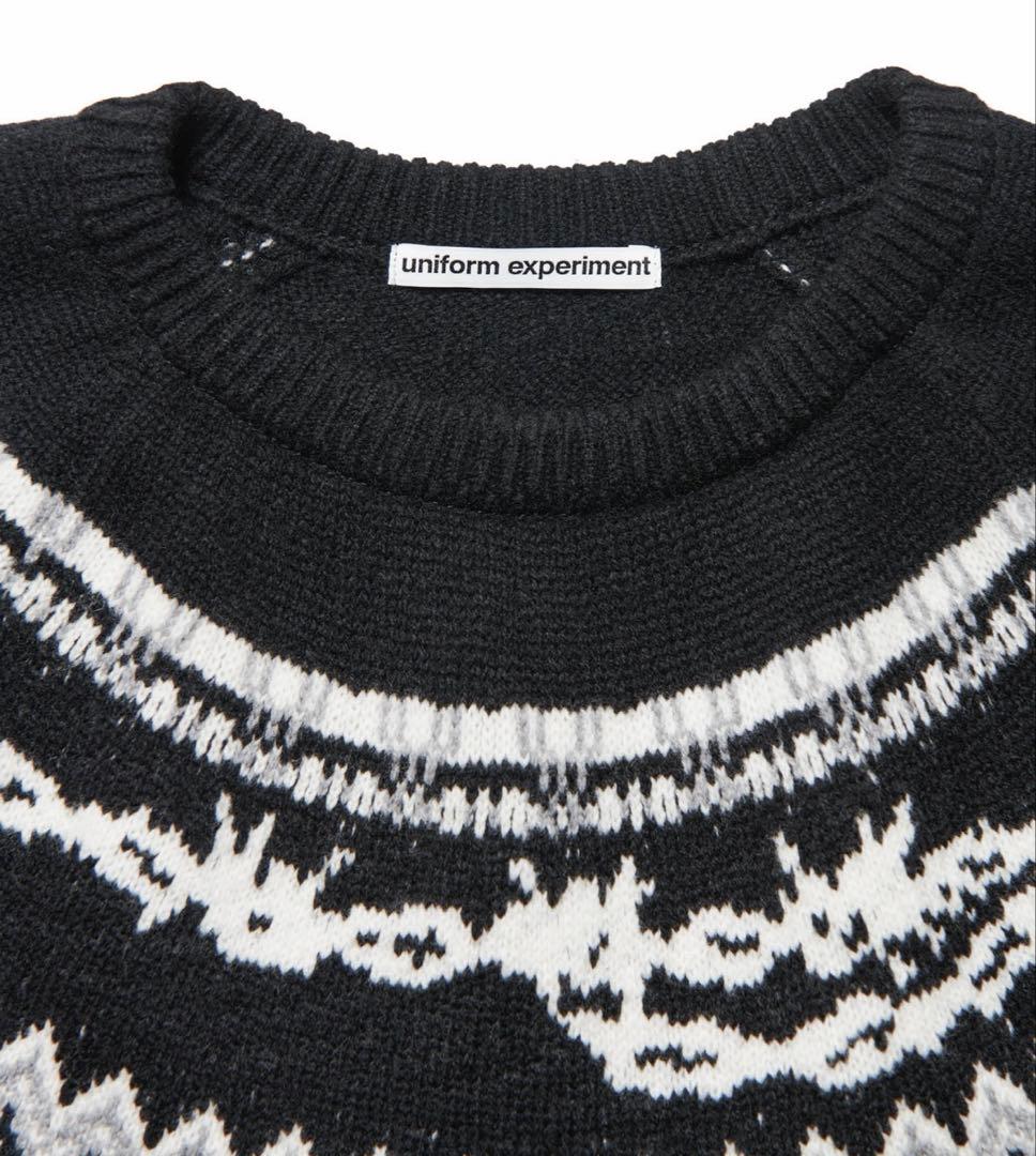 トップス uniform experiment 25AW NORDIC SWEATER