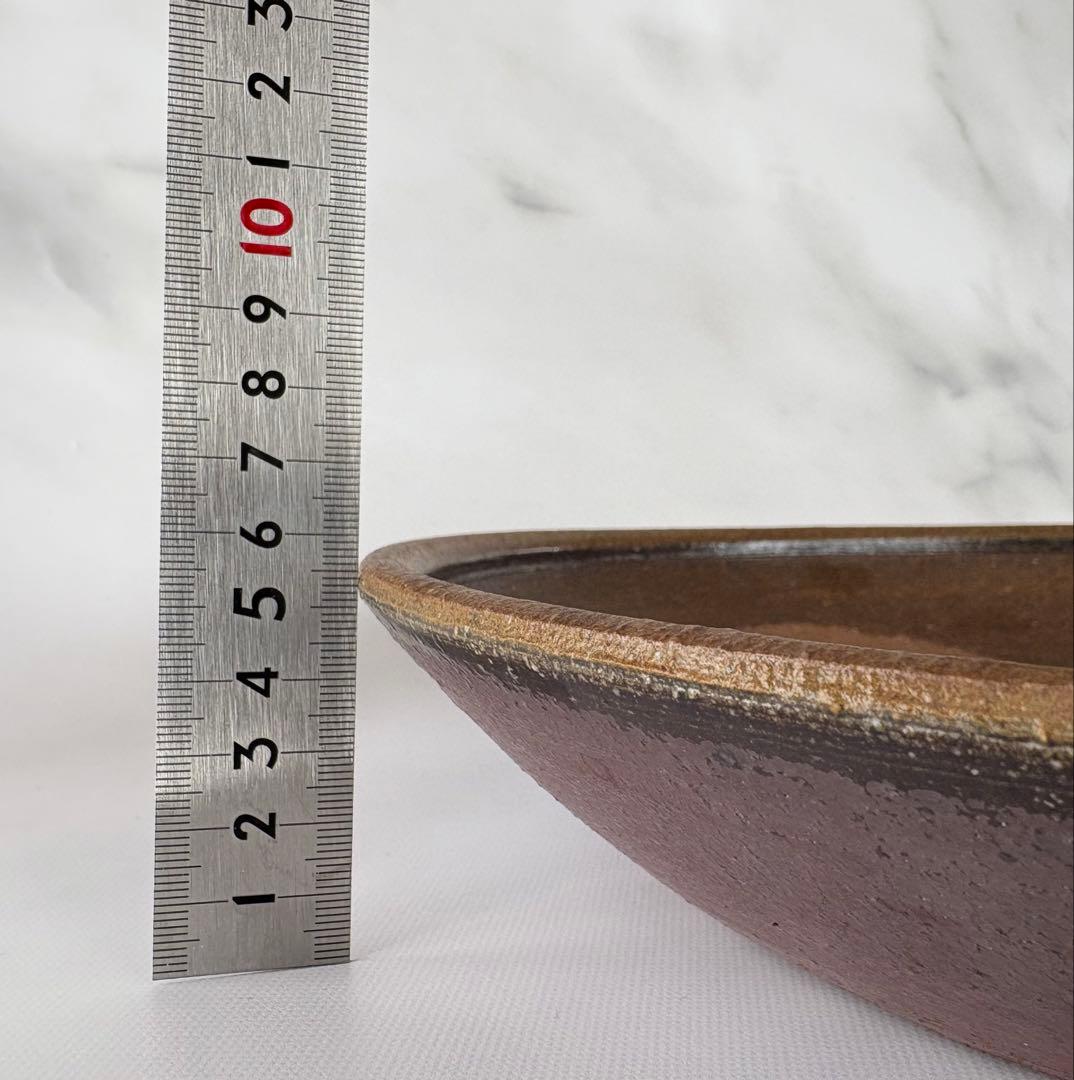 備前焼 大皿 松嶋 弘作 （直径32㎝弱） 新品未使用品