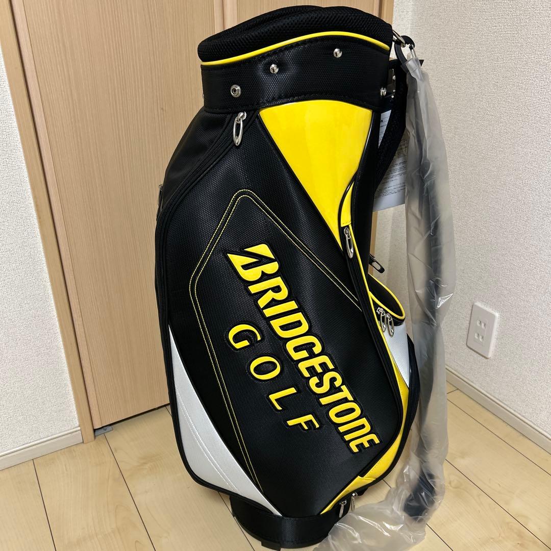 BRIDGESTONE ゴルフ キャディバッグ 黒/黄色