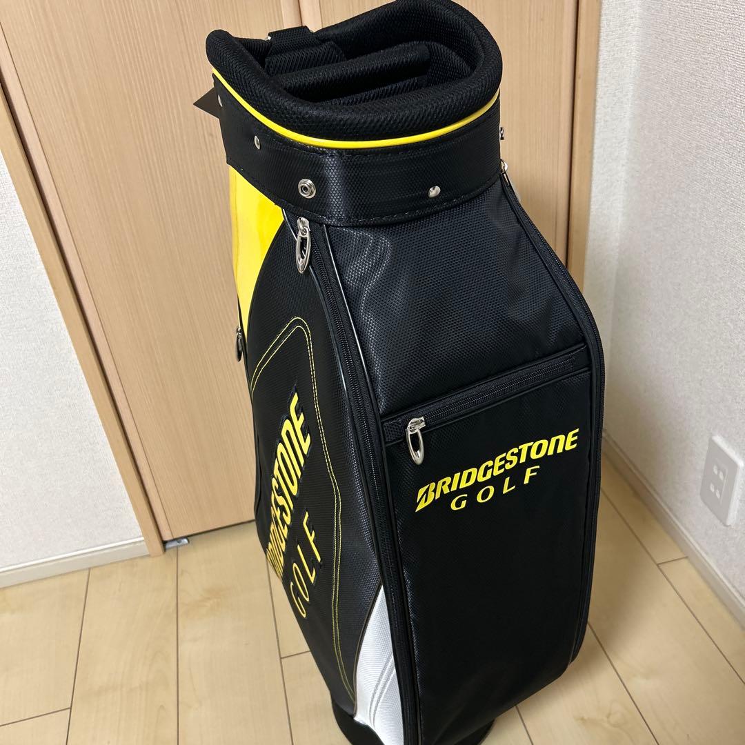 BRIDGESTONE ゴルフ キャディバッグ 黒/黄色