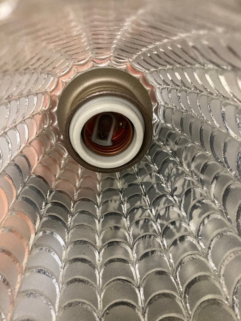 専用　ガラスペンダントライト　昭和レトロ　アンティーク　カットガラス