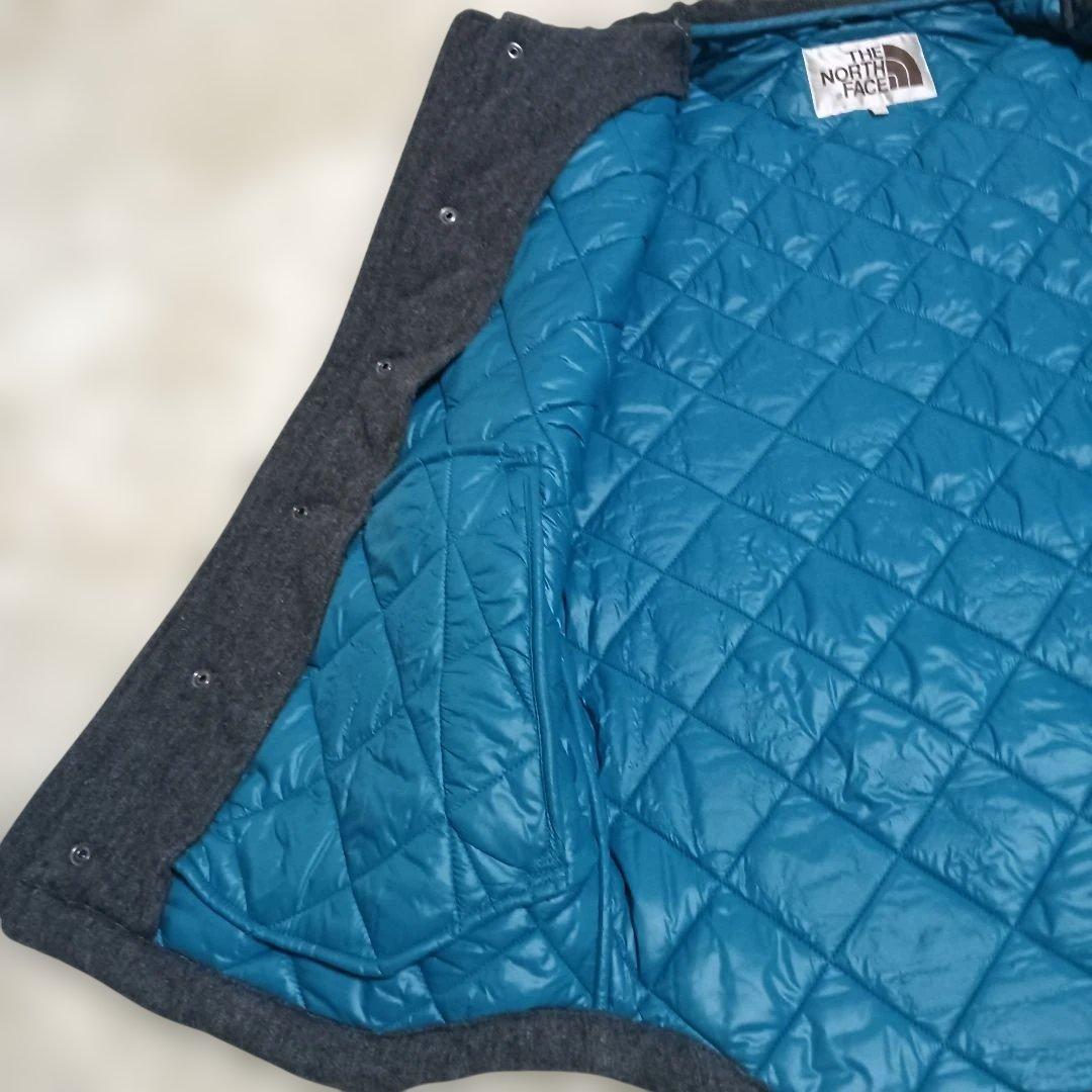 ノースフェイス　ホワイトレーベル　ダウンベスト　メンズMサイズ グレー