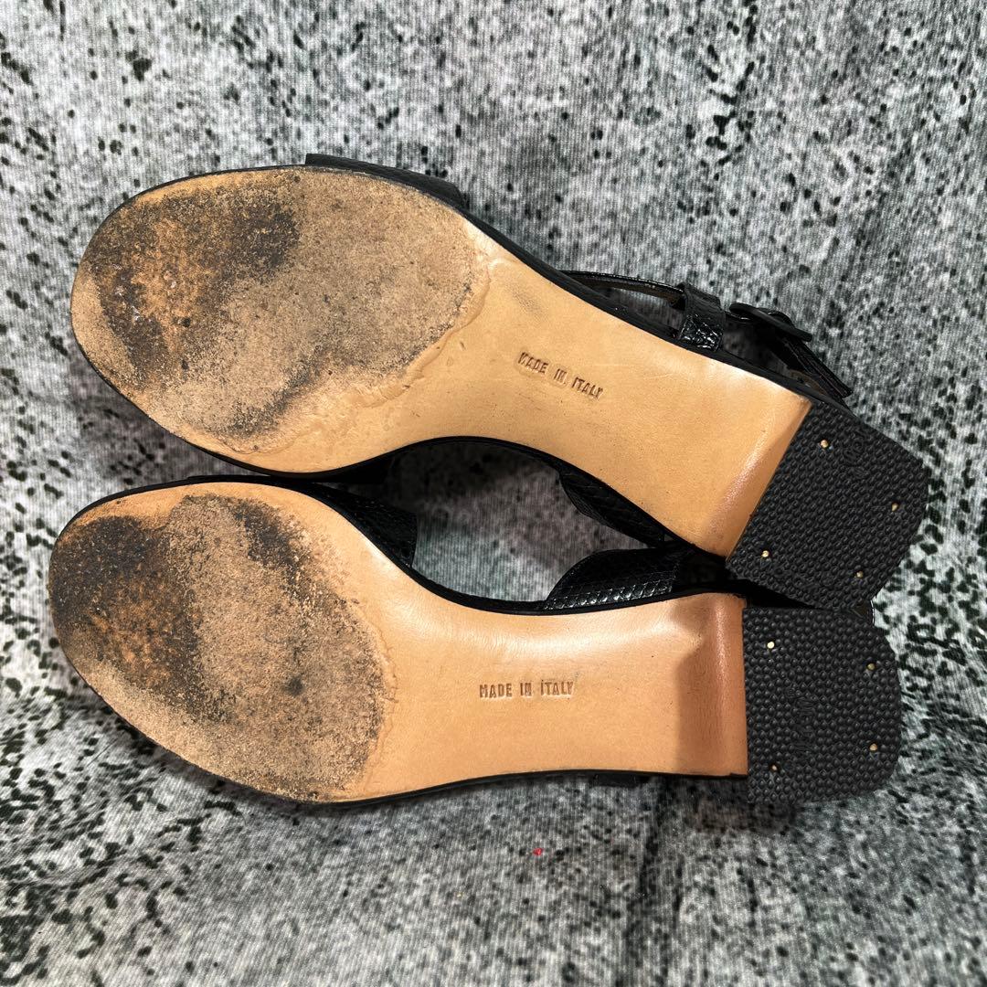 サルヴァトーレフェラガモ サンダル ブラック ガンチーニ