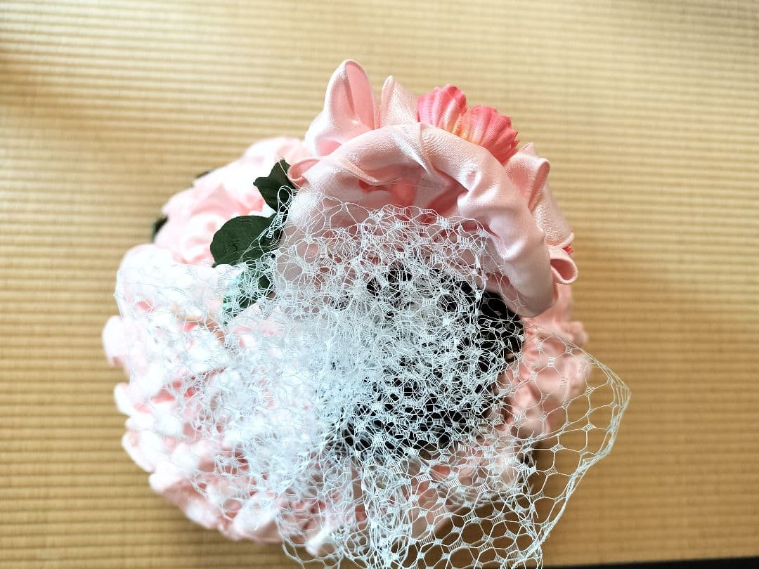 フランス人形　スキヨ人形　SUKIYO DOLLS　リボン　　昭和レトロ　ドレス