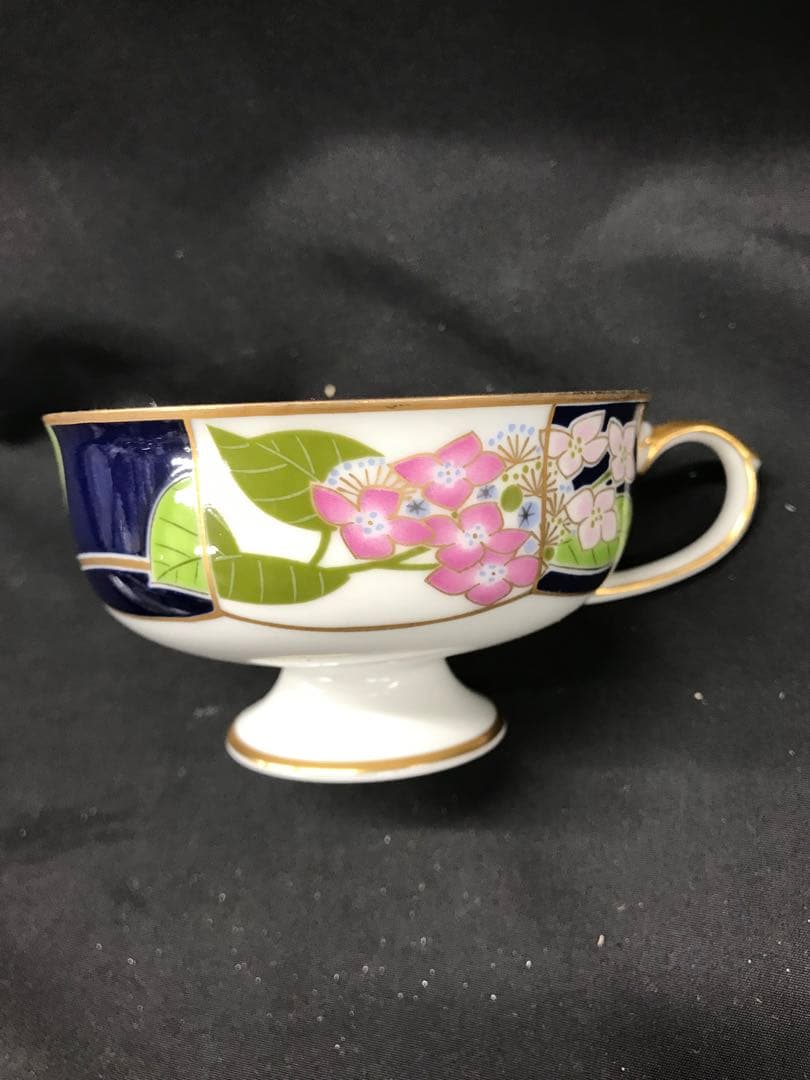 【レア美品】香蘭社　皇居の花　C&S 12P 限定生産　12ヶ月