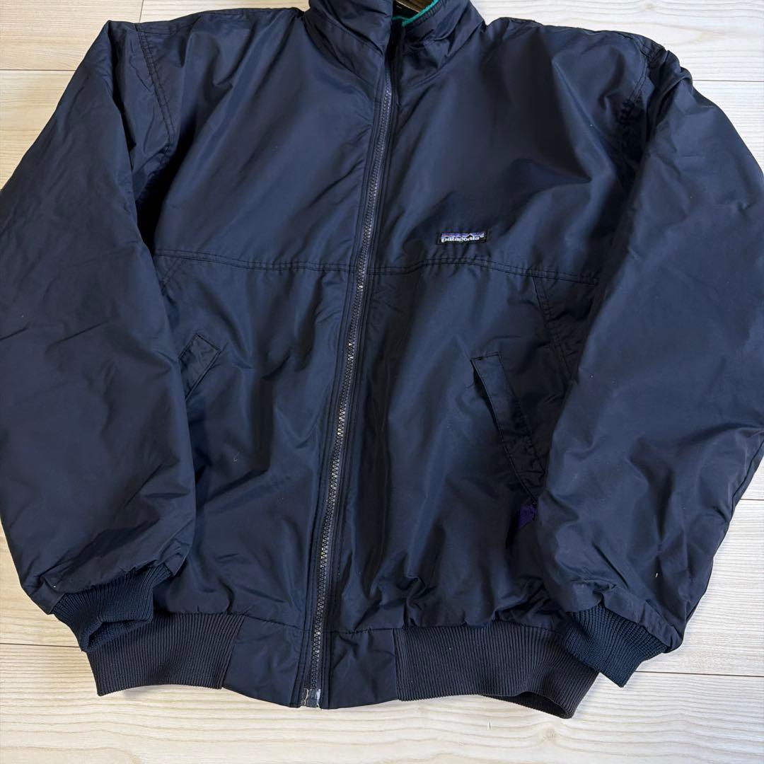 B*B様 80s パタゴニア　極上　黒　グリーン　patagonia シェルドシ