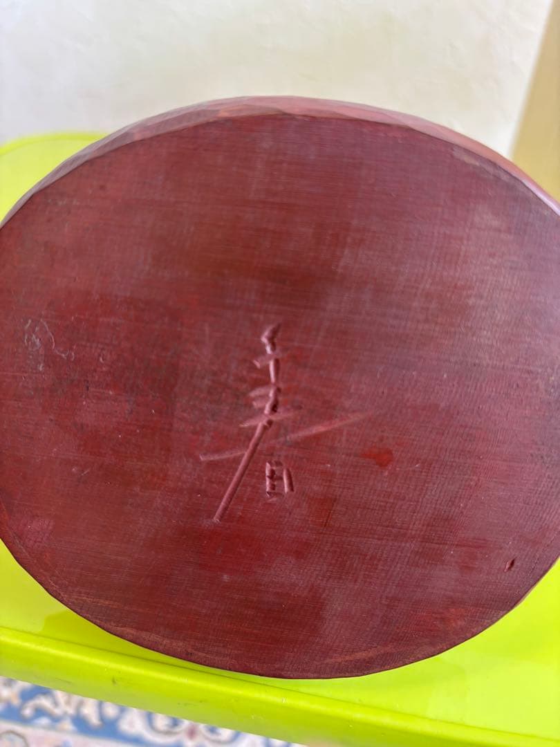 木彫　瀧川千春　『お地蔵さん』　約10センチ 木箱付き